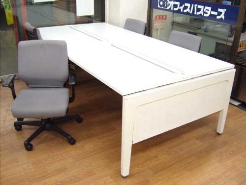 【セット商品】【中古　フリーアドレスデスク+OAチェア4脚】【国内産　KOKUYO製+オカムラ製】【コネクトライン+ナビオ（Navio）】　セットご提案！【オフィス家具　フリーアドレスデスク　机　埼玉】
                                    中古
            