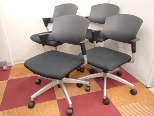 中古｜ミーティングチェア｜コクヨ製｜プロッティ　回転脚タイプ 4脚セト　｜CK-580｜【セット商品】【会議チェア】
                                    中古
            