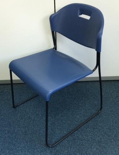 ■ミーティングチェア　PLUS　■ブルー【会議チェア】
                                    中古
            