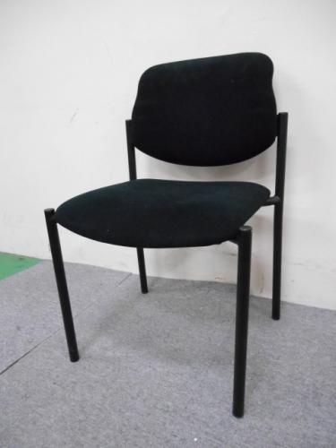 【残り2脚】その他メーカー製スタッキングチェア｜ブラック【オフィス家具　イス　チェア　東京　豊島区】【会議チェア】
                                    中古
            