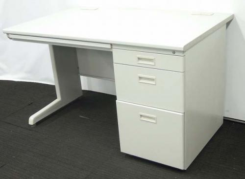 【残り1台のため特価処分！】幅1200mm 片袖デスク　【中古オフィス家具　事務机】【おつとめ品】
                                    中古
            