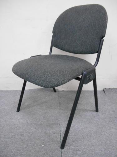 【ロット商品】スタッキングチェア｜キャスター無し｜グレー【会議チェア】
                                    中古
            