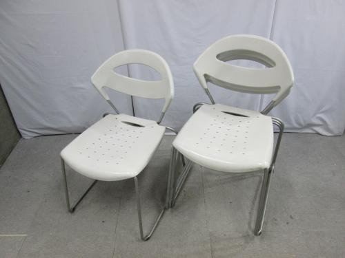 【イタリア製】｜スタッキングチェア 4脚セット｜ホワイト｜スタイリッシュなデザインです！【セット】【会議チェア】
                        
                                    中古
            