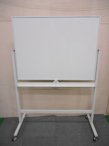 【自立式両面ホワイトボード】キャスター付
                                    中古
            