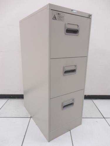 ナイキ製 A4ファイリングキャビネット（3段）A4ファイルをたっぷり収納！【鍵付き】
                                    中古
            