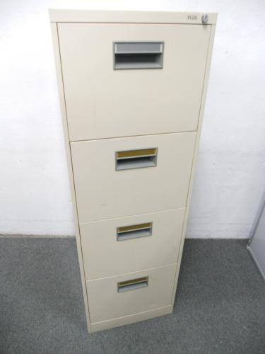 ■ファイリングキャビネット　■4段収納タイプ　■W460D620H1400 ■鍵付
                                    中古
            