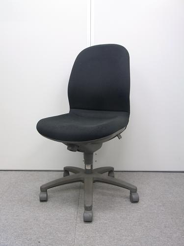 中古】ダイナフィットチェア コクヨ/KOKUYO 肘無ミドルバックチェア