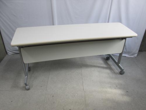 【1800×450サイズ】幕板付サイドスタックテーブル｜明るめのニューグレー｜4本入荷！【ぞくぞく】
                                    中古
            