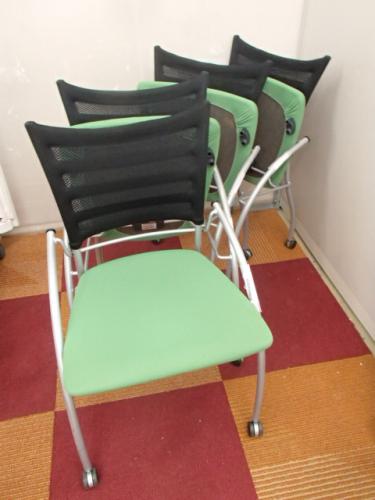 中古｜イトーキ製｜ミーティングチェア｜プリエ2｜4脚セット【会議チェア】
                                    中古
            