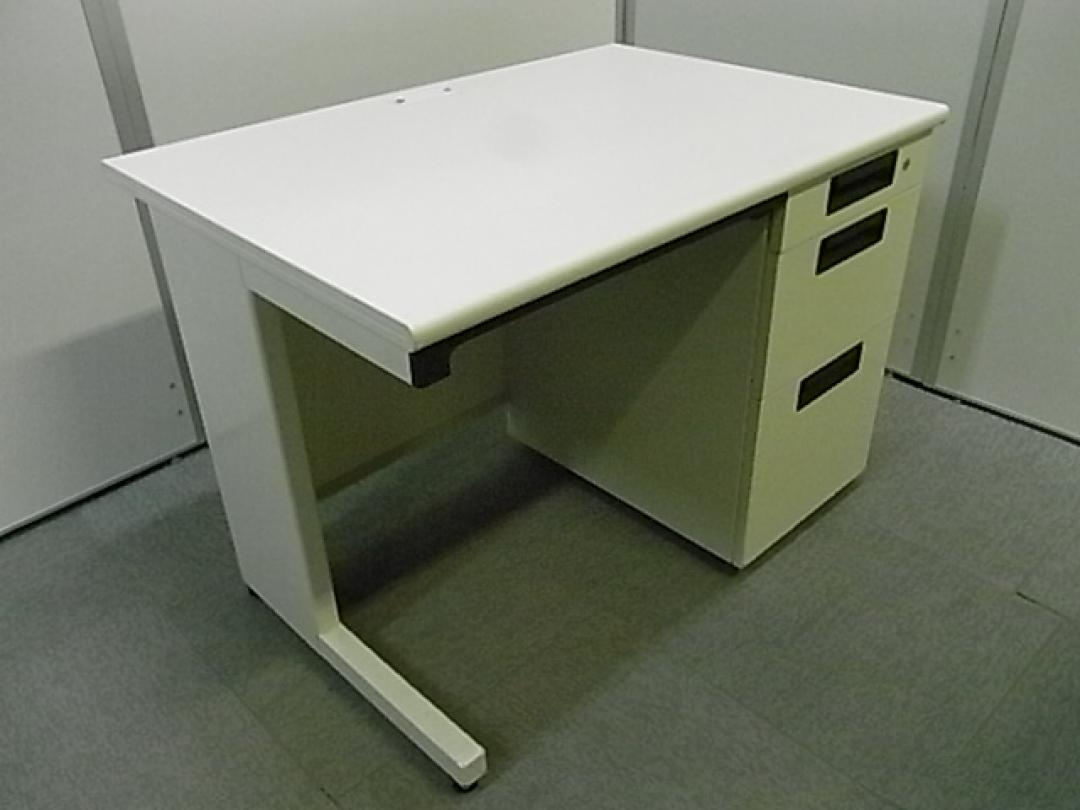 片袖机　W1000　ホワイト　〜使い勝手の良いベーシックデスク〜【おつとめ品】
                        フラットライン
                                    中古
            