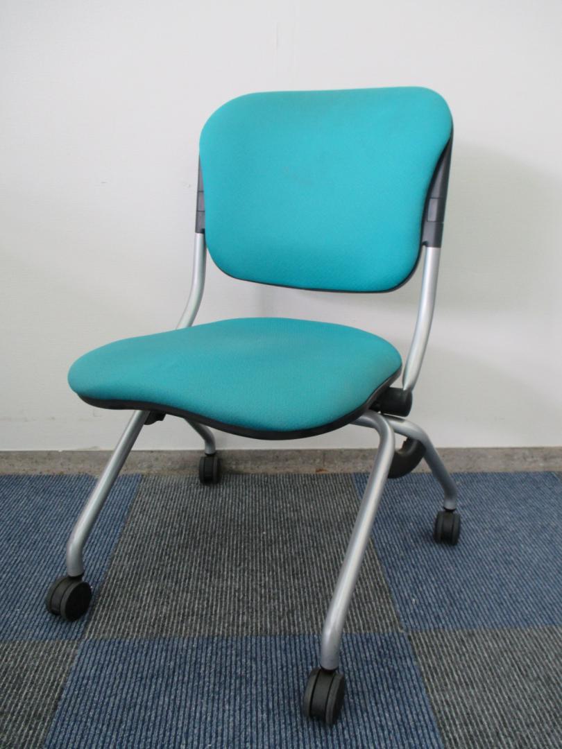 【数揃います】【キャスター付き】オカムラ製　トーションライン　【背もたれ倒れます】【ネスティングチェアー　千葉店】
                                    中古
            