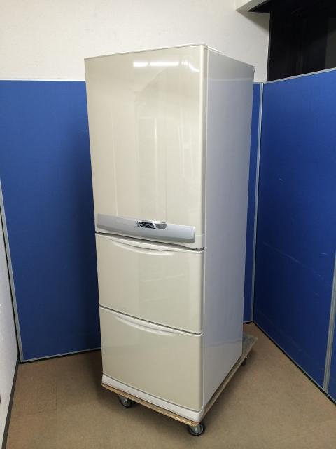三菱 3ドア冷蔵庫 MR-CU37N 2008年製 - キッチン家電