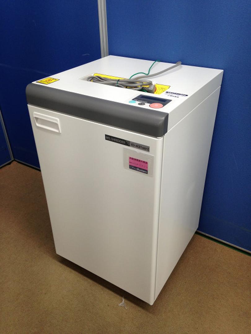 ■高スペック！■Ａ３投入可能シュレッダー ■細断枚数：５５枚
                        ＩＤ４３１ＳＥＦ２　【スパイラルカット】
                                    中古
            