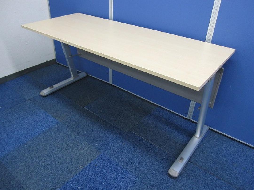 【サイドスタックテーブル】幕板付　ナチュラルな木目　ストッパーはフットスイッチ
                        
                                    中古
            