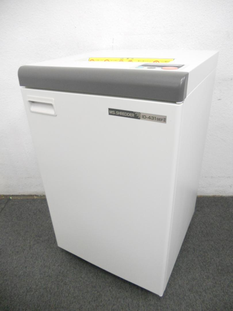 ■MSシュレッダー　■ID-431SEF2　■スパイラルカット（最大55枚裁断）　■明光商会
                        MSシュレッダー
                                    中古
            