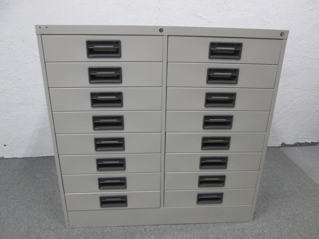 【Ｂ４対応】スチール引出書庫｜２列×８段｜※鍵無は後日１本サービス！
                        
                                    中古
            