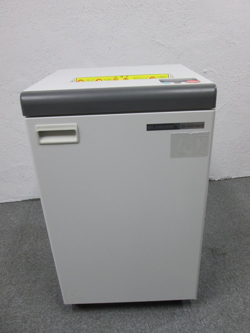 【３５枚同時カット】スパイラルカット｜明光商会オフィスシュレッダー
                        ＩＤ-431ＳＥＦ
                                    中古
            