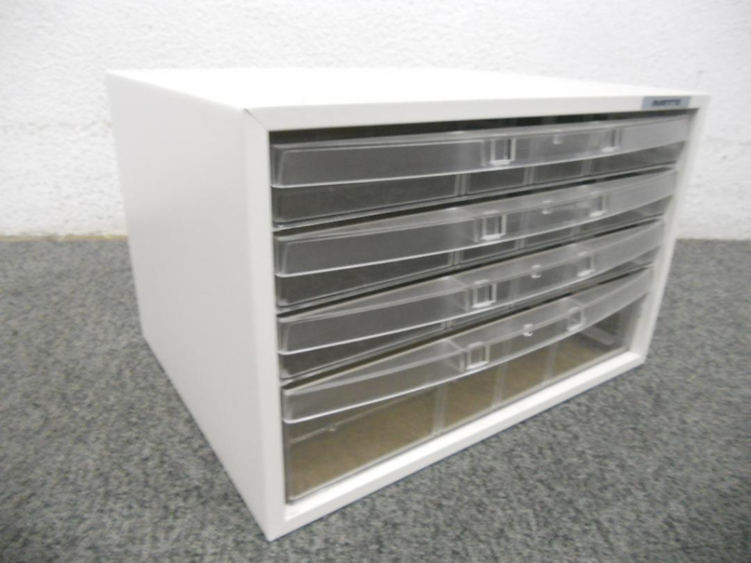 ■レターケース　■A4サイズ　■浅型3段・深型1段トレイ　■AVANTTE　■ナカバヤシ
                        
                                    中古
            