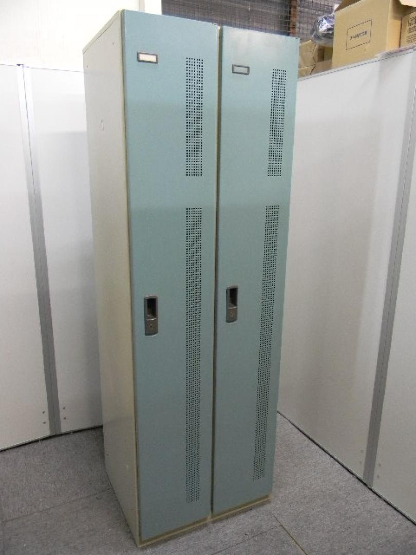 ２人用スポーツロッカー　■グリーン　〜通気性に優れたムレにくい構造〜【おつとめ品】
                        
                                    中古
            