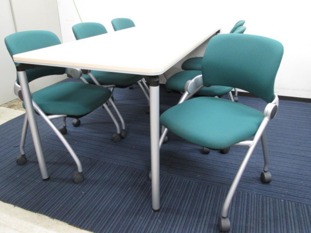 【単品購入より10%お得!!】6名用ミーティングセット【椅子：シグザチェア】【会議テーブル】【セット商品】
                        
                                    中古
            