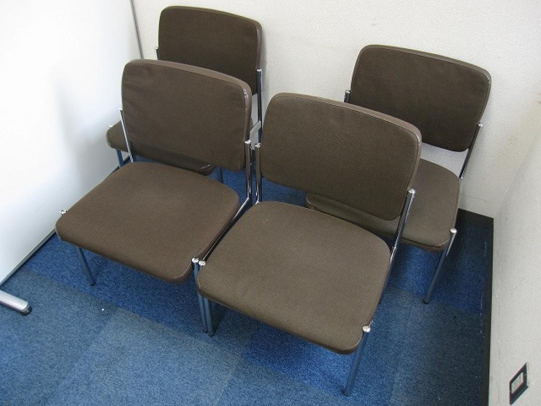 ■事務椅子■ミーティングチェアセット■４脚セット　【セット商品】※中古　港区　オフィス家具
                        
                                    中古
            