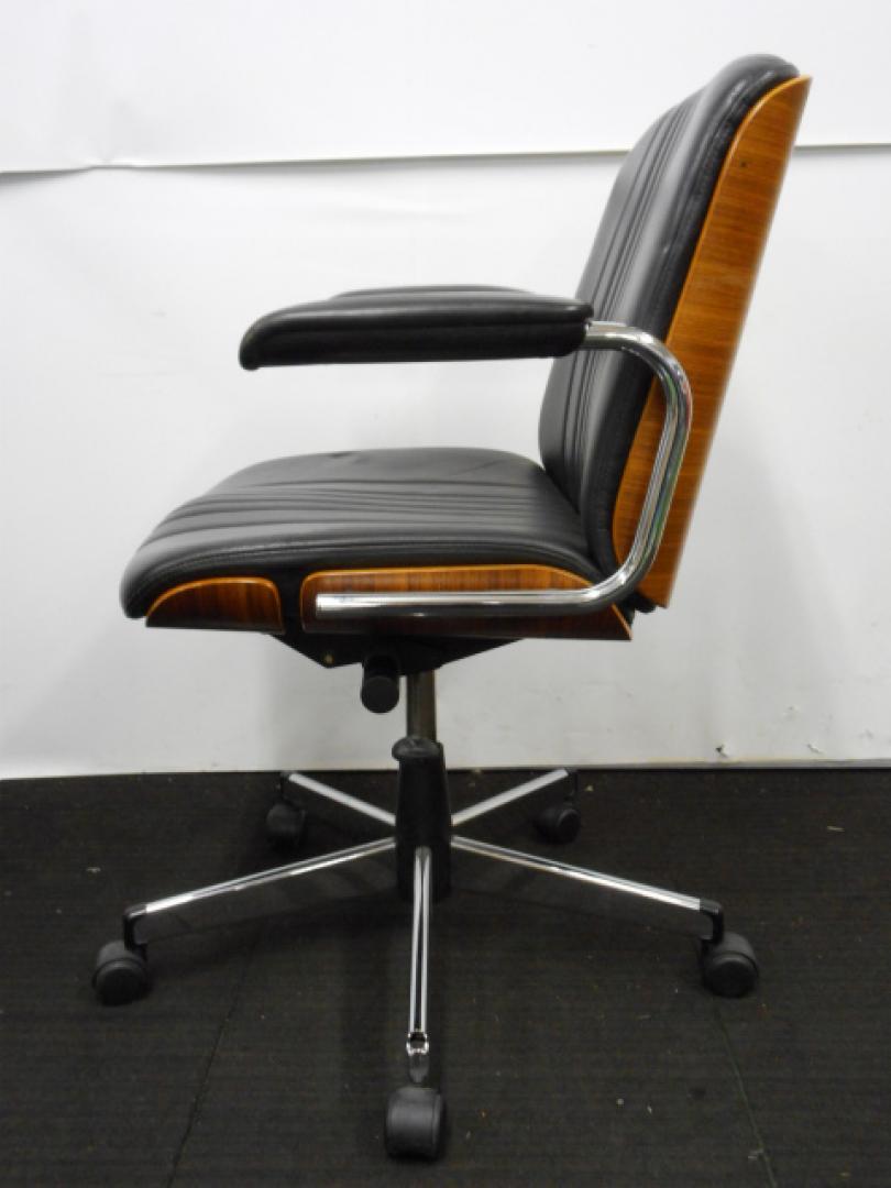 中古】 ジロフレックス 肘付ハイバックチェア 112568 - 中古オフィス