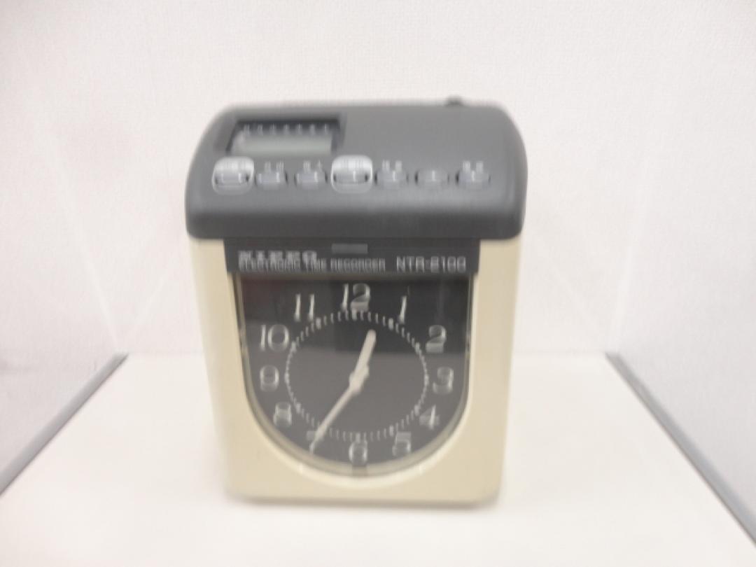 タイムレコーダー　タイムカード付き
                        NIPPO NTR-2100
                                    中古
            