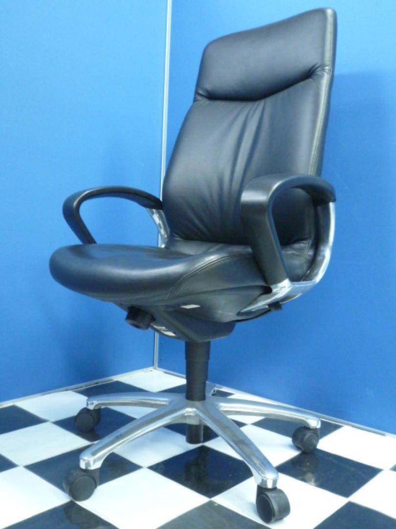 中古】ダイナフィットチェア CR-G677L コクヨ/KOKUYO 肘付ハイバック 