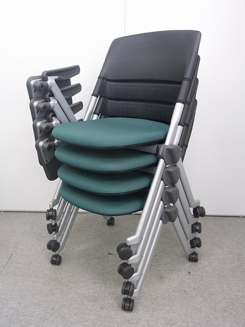 【4脚セット】オカムラ製 LITAシリーズ■メモ台付き■スタッキング可能なミーティングチェア【状態良好】
                        
                                    中古
            