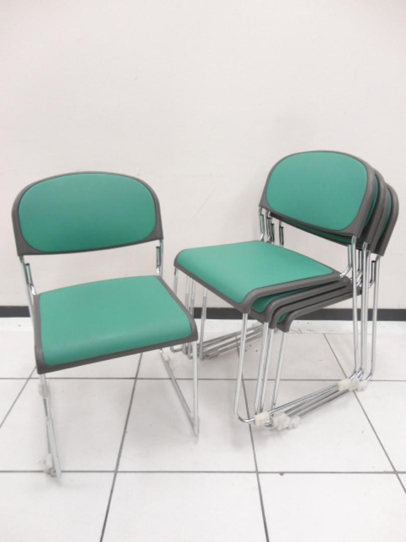 中古｜スタッキングチェア【5脚セット】【グリーン】
                        
                                    中古
            
