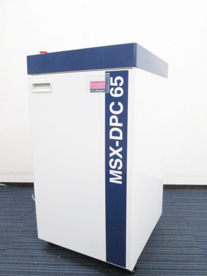 【2008年製】■裁断テストで50枚までクリアした良好マシン!!　■新品時は同時裁断65枚のモンスターマシン!!【中古　シュレッダー】
                        DPC65
                                    中古
            