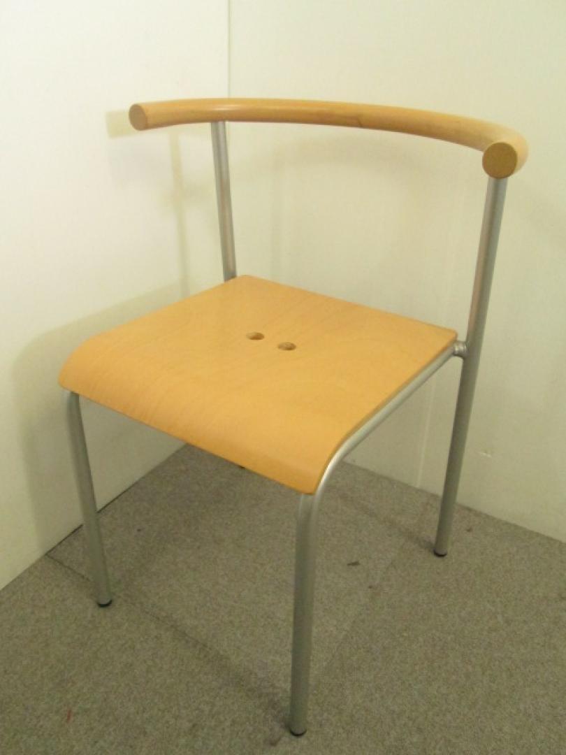 木製ミーティングチェア　ナチュラル　
                        
                                    中古
            