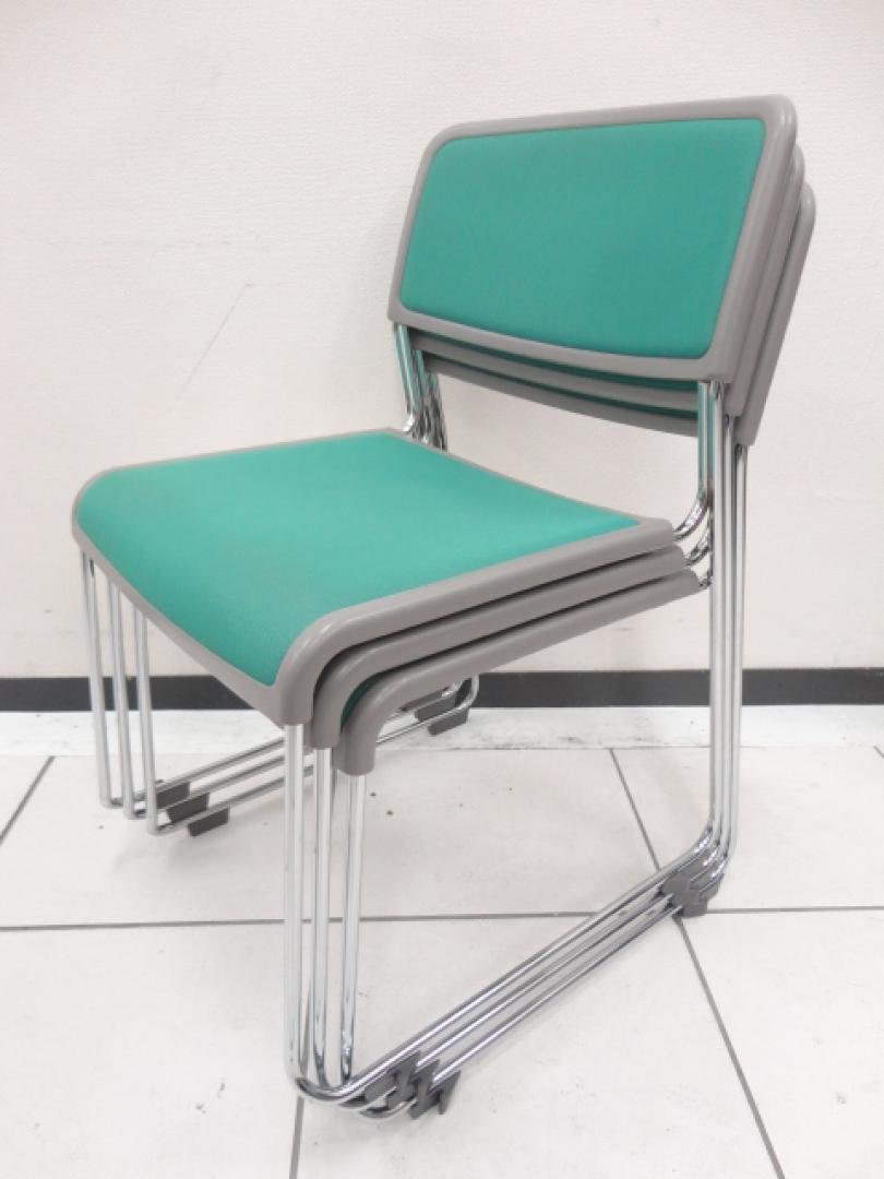 【3脚セット】スタッキングチェア｜グリーン【状態良好です！】
                        
                                    中古
            