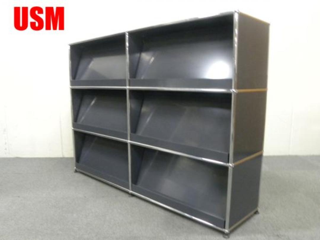 USMハラー 2列3段キャビネット　アントラサイト
                        USMハラー キャビネット 
                                    中古
            