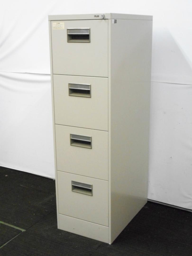 【4台入荷！】A4ファイルキャビネット　4段引出しタイプ　鍵付き
                        
                                    中古
            