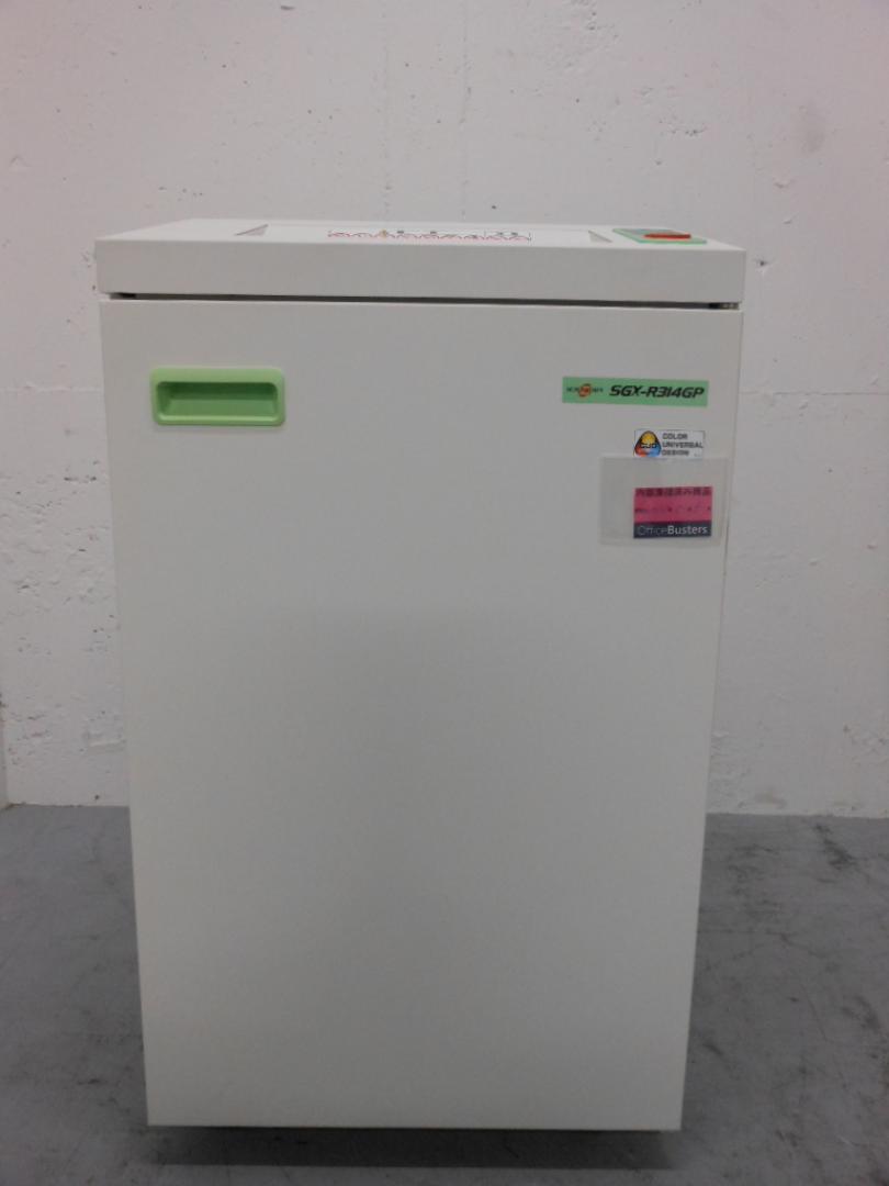 コスト削減　良好シュレッダー　SGX-R314GP　シグマ技研　大容量オフィスタイプ
                        SGX-R314GP
                                    中古
            