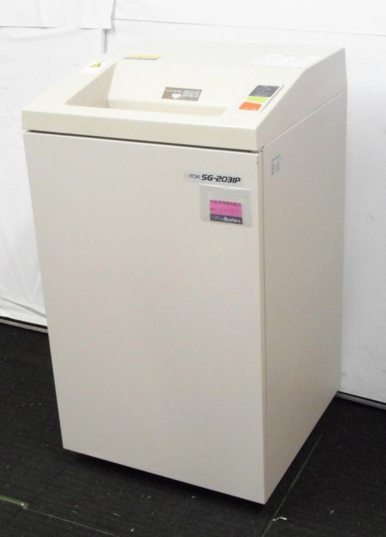 イトーキ製　ビジネスシュレッダー　SG-203IP　Ａ3対応　ITOKI/シグマ
                        SG-203IP
                                    中古
            