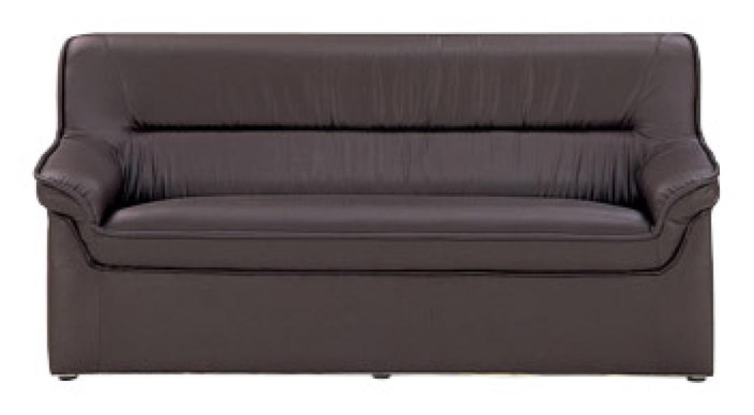 【品格と深み】応接向け　２人用ソファ ビニールレザー張り	
                        プリーダ
                                    新品
            