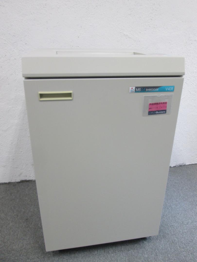 A3対応｜オフィスシュレッダー｜クロスカット｜MSu V431
                        MSｕ　Ｖ431
                                    中古
            