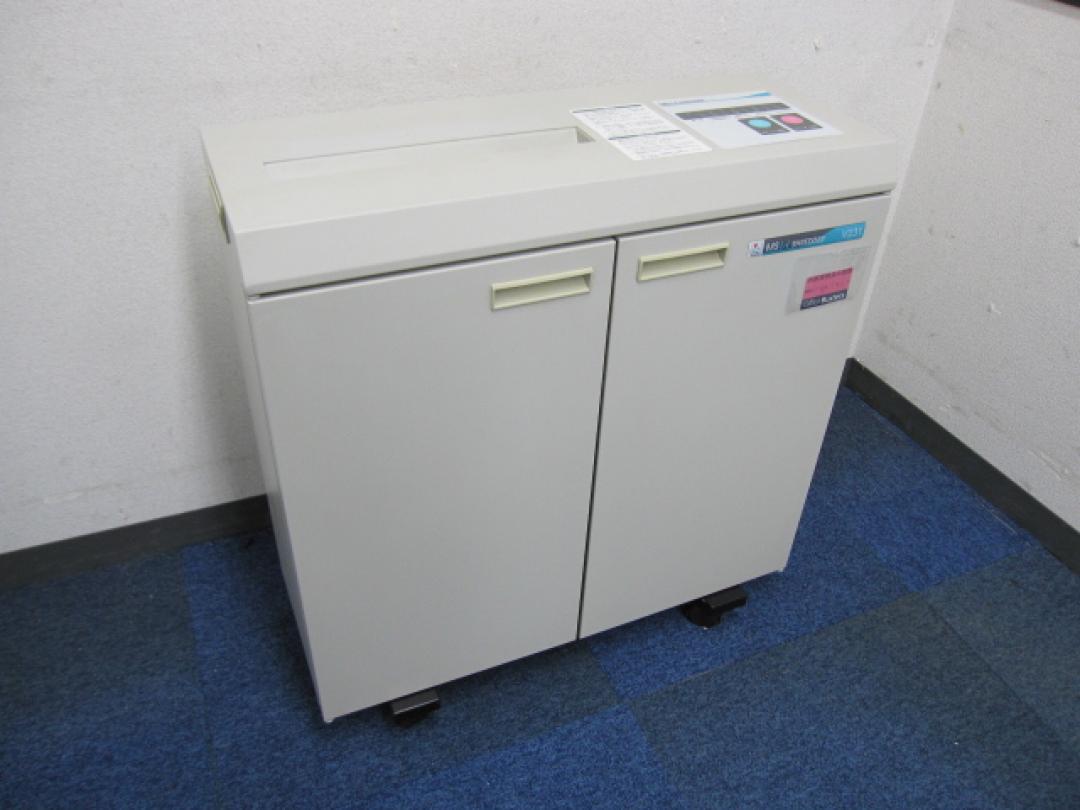 【スリムタイプシュレッダー】明光商会製　MS-V231 ワンカットクロス【本体寸法】W700×D260×H710mm
【本体重量】約53ｋｇ
                        
                                    中古
            