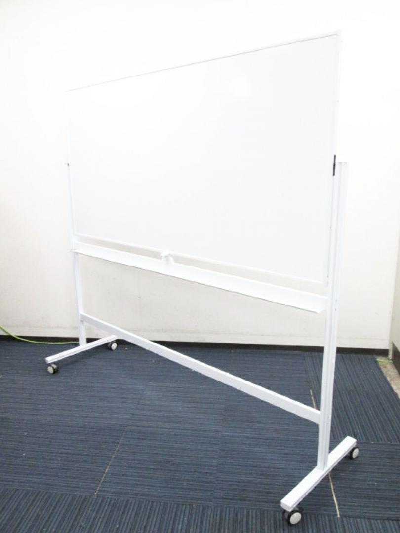 【両面タイプ】ホワイトボード脚付き　くるっと回して両面使用可能！【中古オフィス家具】【中古オフィス用品】
                        
                                    中古
            