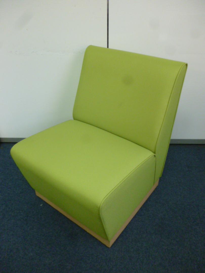 【イトーキ製】【１人用ソファ】【グリーン】
                        
                                    中古
            