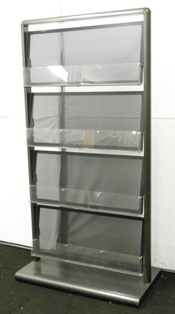 【おつとめ品】カタログスタンド　Ａ4書類が12種類設置可能です　一番上の段の仕切りがございません【中古オフィス家具】
                        
                                    中古
            