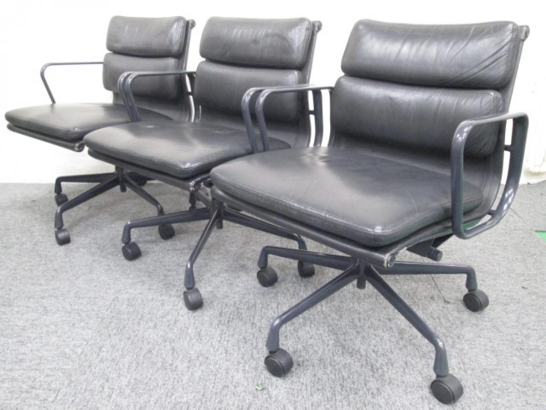 【中古】イームズ ソフトパッド Herman Miller/ハーマンミラー 肘付