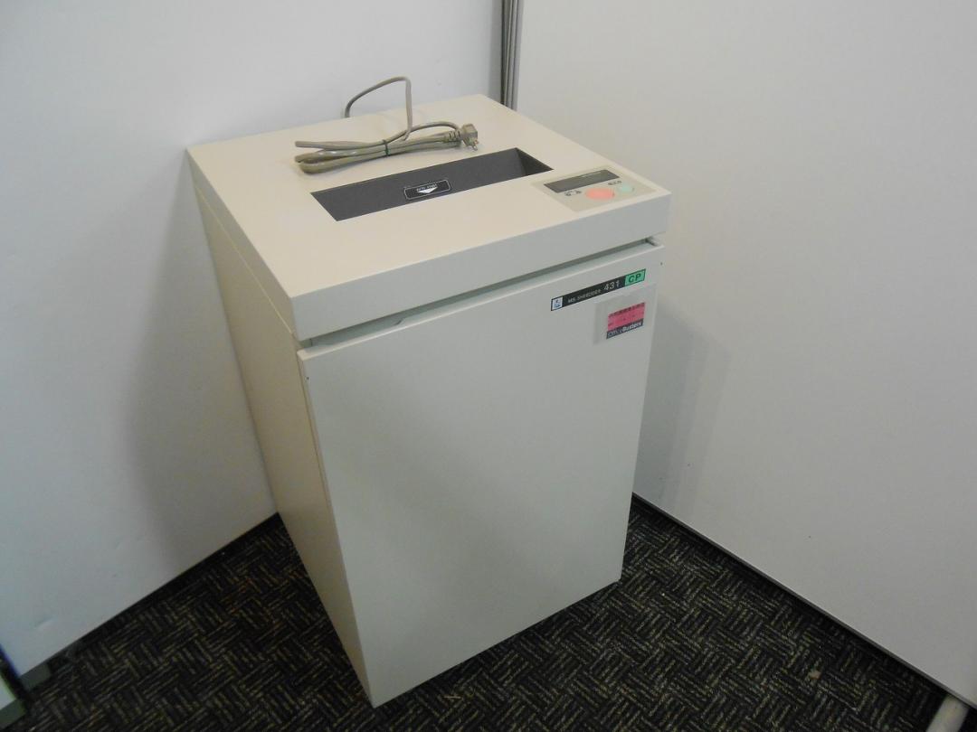 【レア商品入荷！】◆明光商会製事務シュレッダーが入荷しました！◆高機能パワフル機器です！◆

                        MS431CP
                                    中古
            