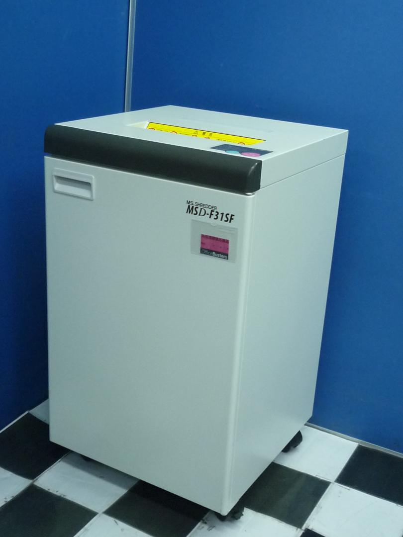 【現行シリーズ品！】最新型のシュレッダーがこんな価格で！■最大５５枚裁断可能！■年末の書類処分に！
                        ＭＳシュレッダー
                                    中古
            