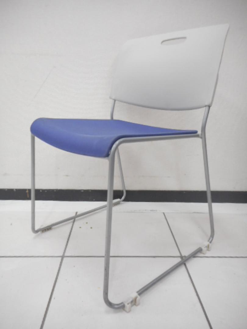 【会議用定番チェア】ミーティングチェア｜ブルー｜国内メーカー品　
                        MP-150シリーズ
                                    中古
            