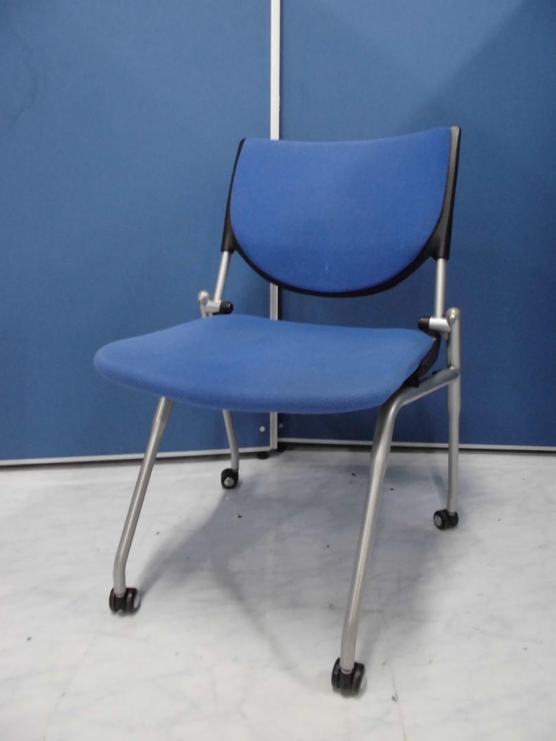 【祝！立川・八王子店オープン】ダブルスタック仕様のミーティングチェア｜ブルー
                        プロスタック
                                    中古
            