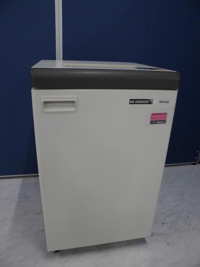 【裁断枚数55枚の大量裁断】明光商会オフィスシュレッダー｜431FBⅡ｜【動作良好◎】
                        
                                    中古
            