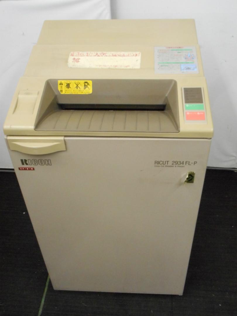 中古 リコー RICOH シュレッダー ricut3143FS ホワイト 業務用